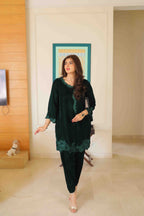 Emerald dreams in velvet