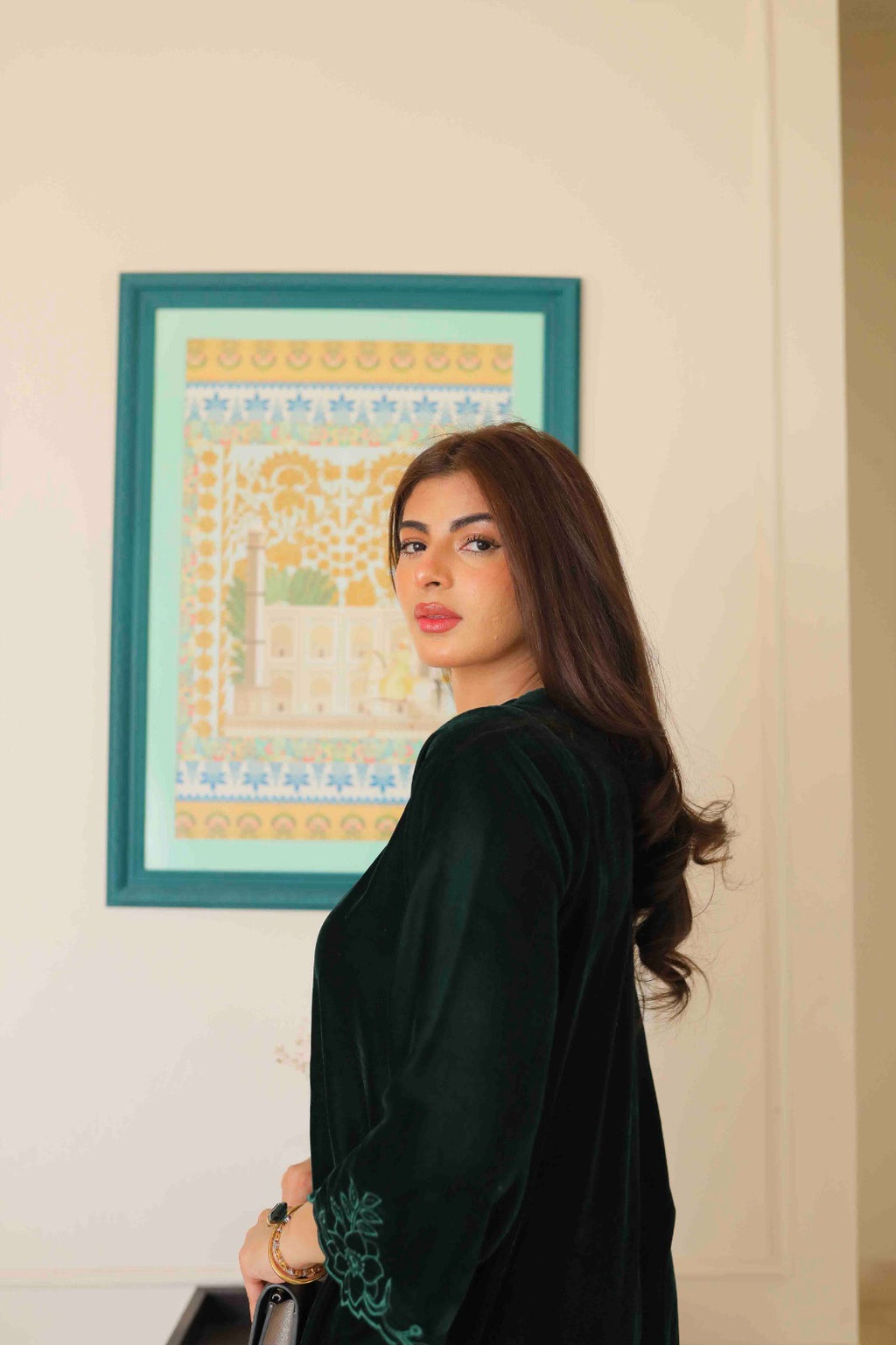Emerald dreams in velvet